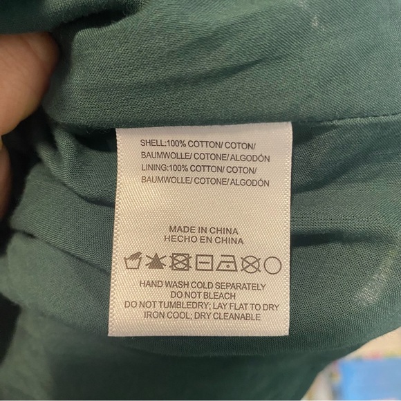 Stellah Girls Ruffle Elegant Green Dress, size Medium with pockets - Picture 8 of 11